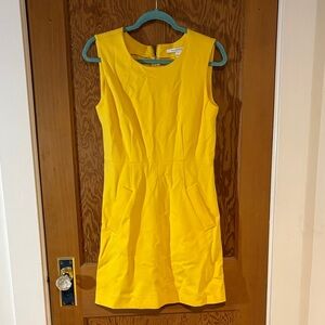 Diane Von Furstenberg Yellow Mini Dress